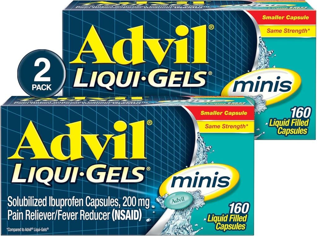 Advil Liqui-Gels 迷你药 止痛药 止痛药 止痛药 止痛药