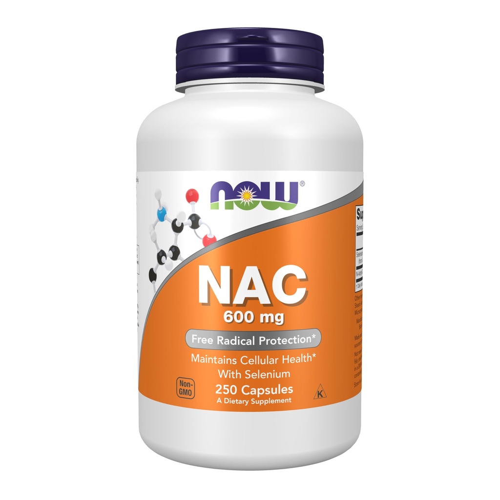 NAC(N-乙酰Cysteine)600 mg配硒,250 Veg Capsules