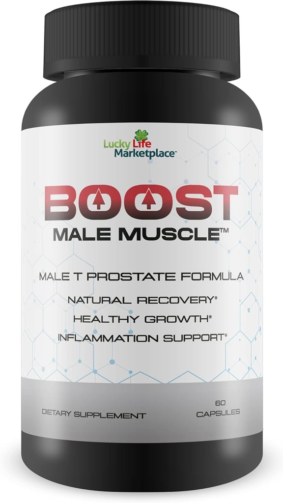 Boost Male - 男性最大力量前列腺支持 - 促进全刀空空的日夜 - 支持绿茶改善血液流动 - 男性前列腺健康补充 - 尿液支持