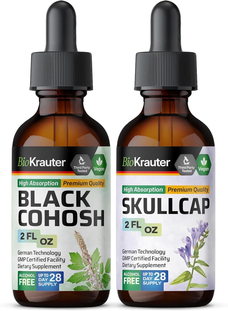 BIO KRAUTER Black Cohosh Tincture 2 Fl. Oz. & Skullcap Tincture 2 Fl. Oz. (原始内容存档于2018-09-29).