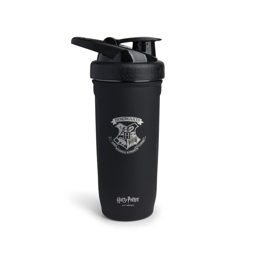 Smartshake Reforce 无锡钢铁 哈利·波特·霍格沃茨 Crest Shaker Bottle (900 ML /30oz) QQ 轻重量抵抗运动 摇摆瓶带有软液 QQ 漏液 , BPA 自由 & DEHP 自由