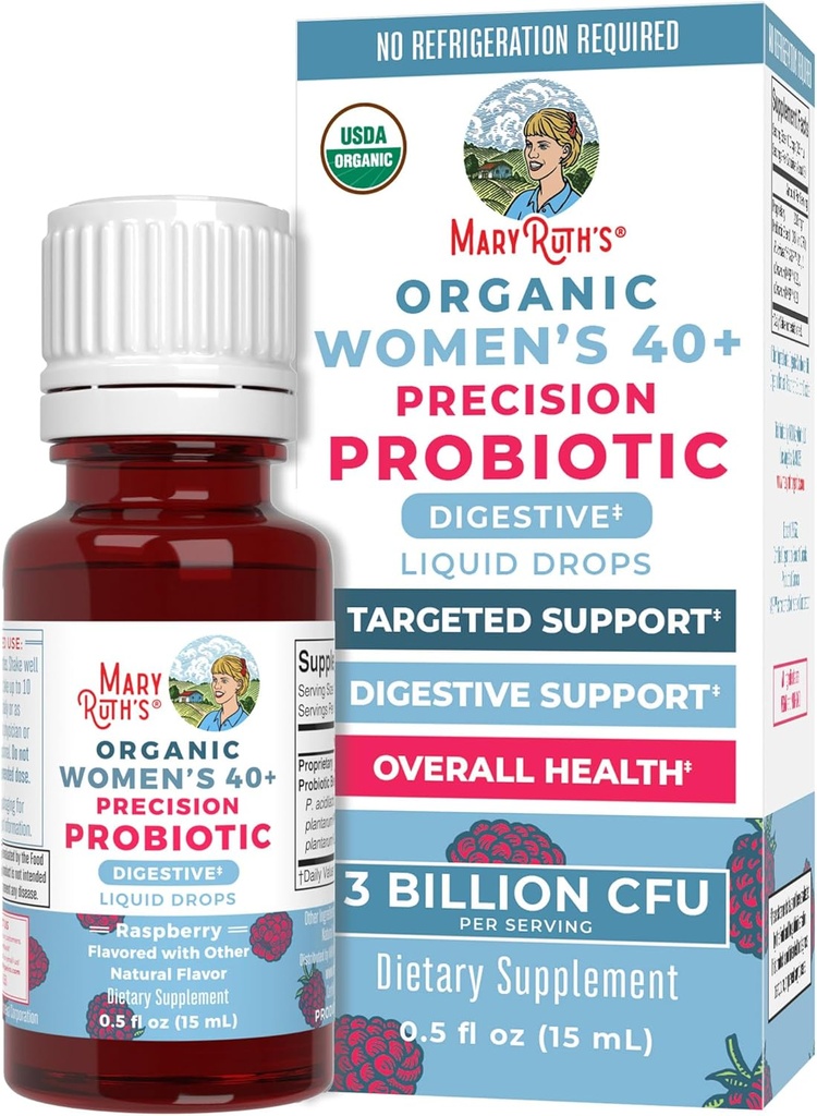 MaryRuth Organizations USDA Organization 40 Womens Probiotic Liquid drops ============================================================================================================================================================================================================================