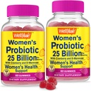 这个嘛 对 25亿 Cranberry 和 D-Manose Gummys (2包) 妇女的Probiotics -- -- 阴道和古特健康、消化支持和女性健康 -- -- 12个草原的妇女Probiotics -- -- 60个古米