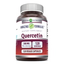 奇异公式 Quercetin 500mg 120 Veggie Capsules 补编 - 非 GMO - Gluten 免费 - 支持整体健康和福祉