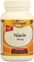 维生素Niacin(维生素B-3) - 500 mg - 100 capsules