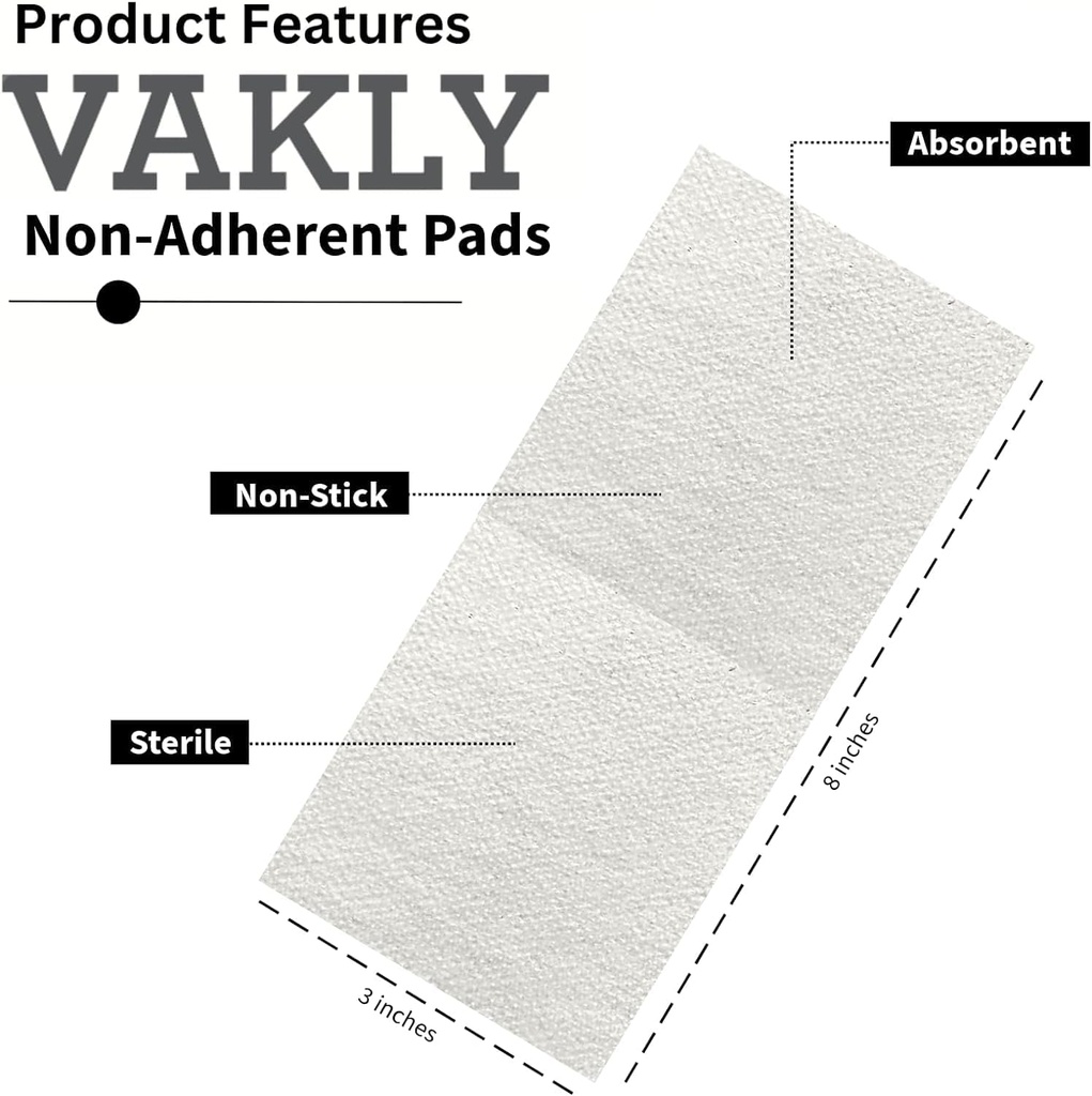 (原始内容存档于2018-09-26). Sterile Non-Adherent 3x8 Gauze Pades - Shik Non-Sty-Stydle Dreaming 3'x8' 个人密封 高吸力矩形 QQ无痛清除 20).