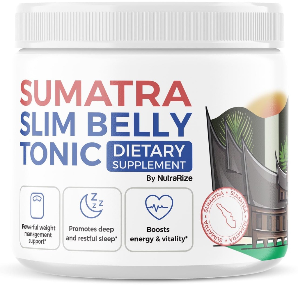 NutraRize 苏门答腊 Slim Belly Tonic粉 - 饮食补充,全自然最大强度粉,评论(1包)
