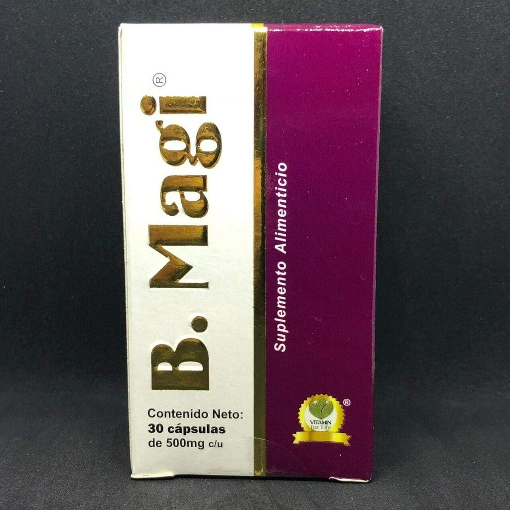B Magi 30 Cap 500 MG Elimina Tallas, Pierde Peso! (英语).
