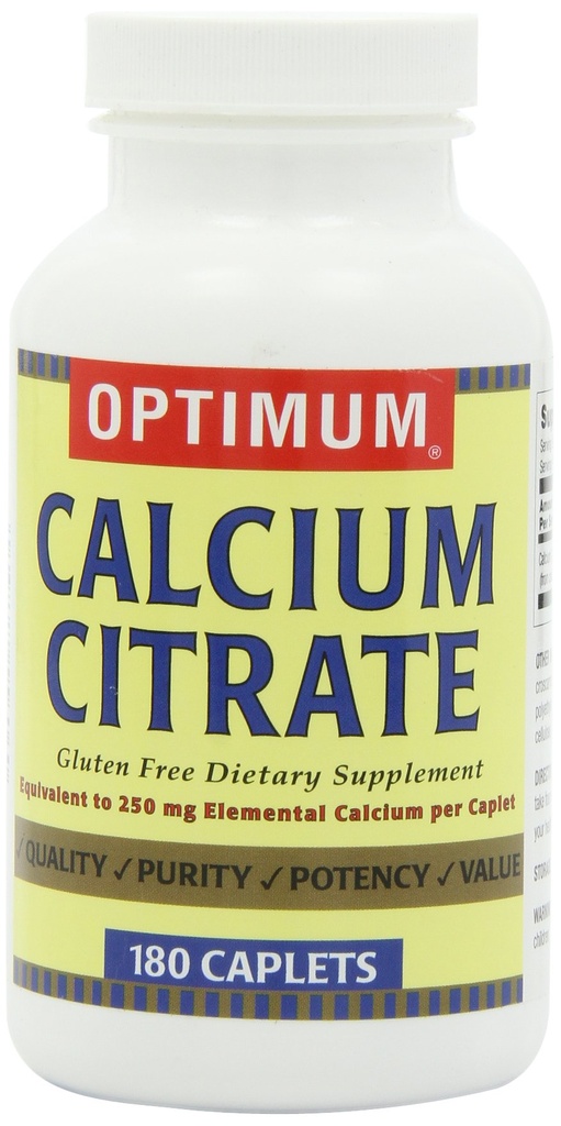 优化钙 Citrate, 180卡