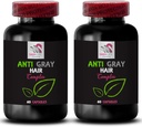 抗灰发维生素 - ANTI GRAY Heir COMPLEX - 灰发反转,头发变换,灰发支持,色彩活力增振器,青春发光,头发遮荫校正 2瓶120盖