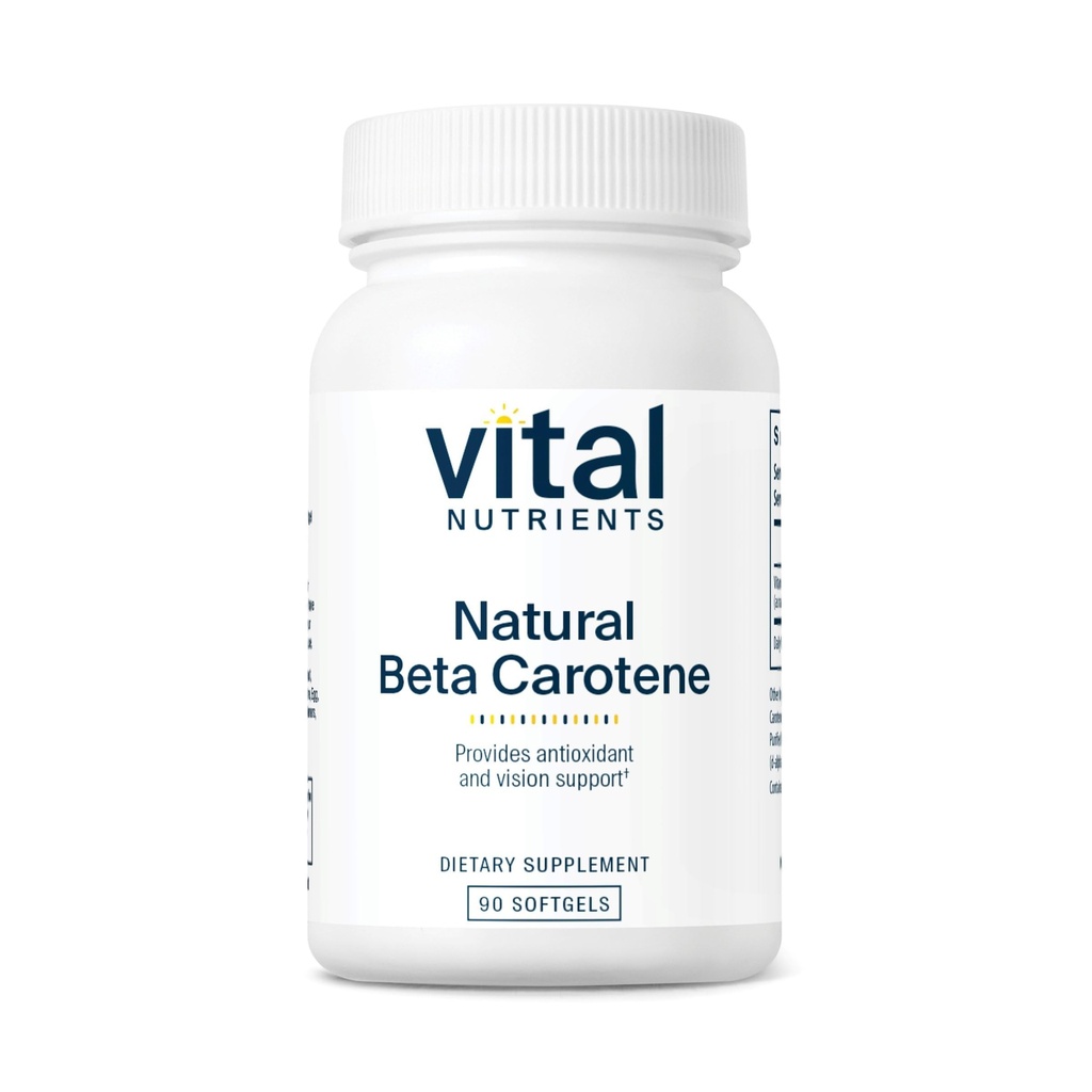 生命营养素 天然β Carotene 25,000IU → 维生素A的前体 → 高剂量抗氧化剂 → 视觉,皮肤,以及健康支持 → Gluten,乳品,大豆自由 → 90软胶