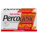 Percogesic extrastrong Acetaminophen & Diphenhydronamine 止痛药,快速作用的Aspirin-Free Fever Reductioner & Antihistamine, 60 Counter
