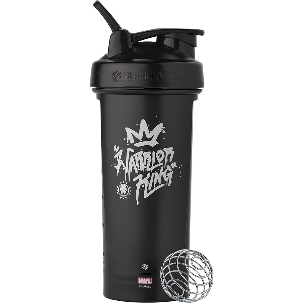 BlenderBottle Marvel Classic V2 摇摆瓶完美地用于蛋白质摇摆和前期工作,28-Ounce,勇士王