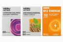 Veru Wellness 荷尔蒙平衡 妇女竞争组合- Myo-Inositol & D-Chiro, Ashwagandha, 能源-PMS, Mensural, Mood - 压力和能源(2个月)