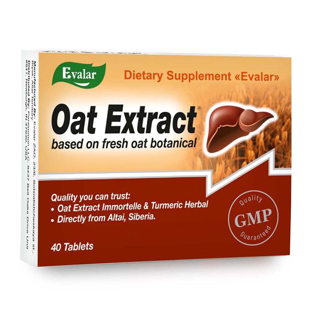 Evalar Oat 提取 Immortelle Turmeric Herbs Ovesol 西伯利亚 40 标签