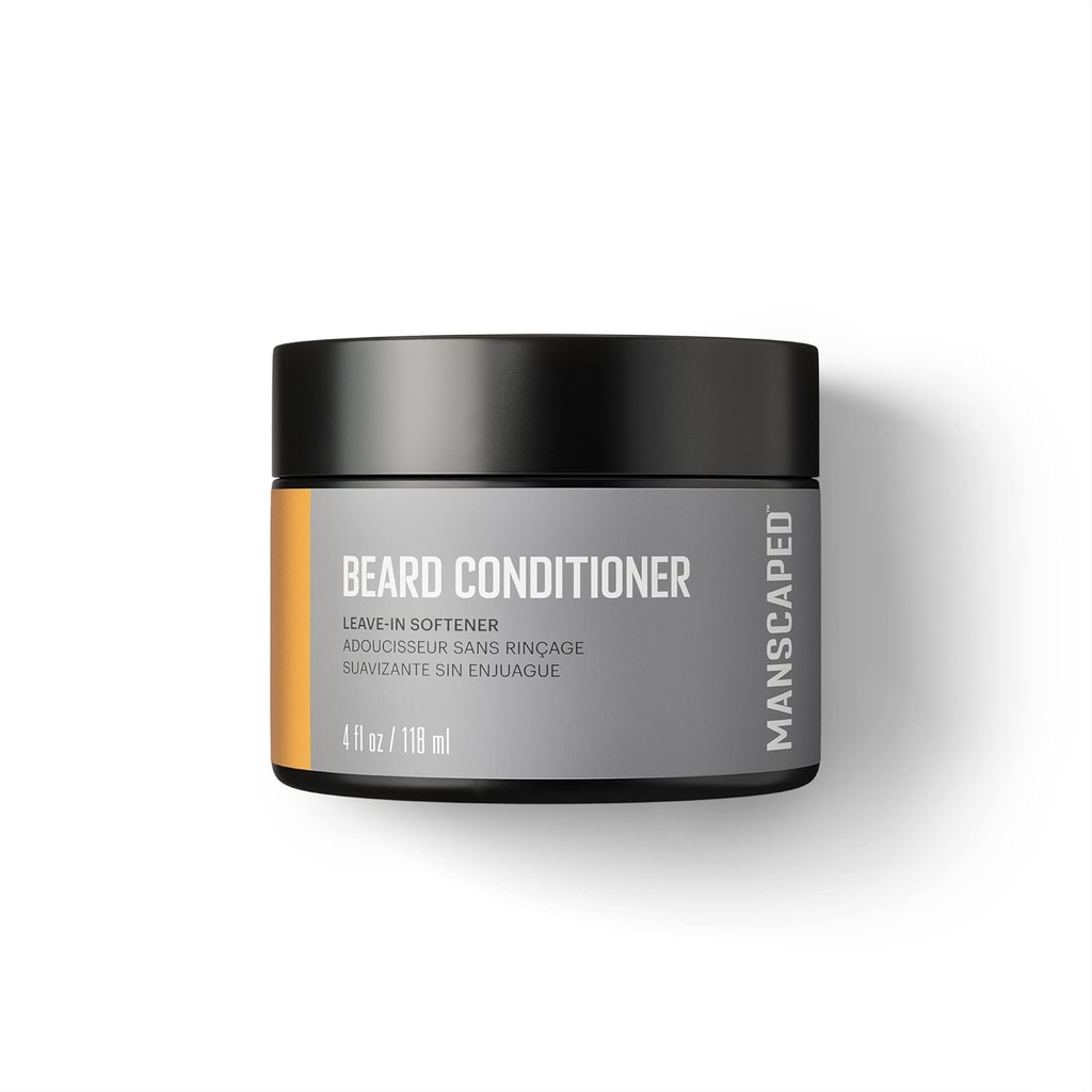 MANSCAPED — UltraPremium Beard Contitioner, 含新油和抗氧化剂的留叶软化剂,Shea Butter, Eucalyptus, Lavender, Coconut Oil Hydrates and Recovers Moisture, (4 oz),(4 oz)