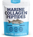 Matthew Marine Collagen Peptides Powder博士 来自水解的野生捕捉鱼蛋白 - 女性和男性的头发和美容补充剂