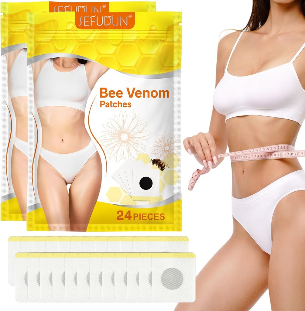 2025 新蜜蜂 Venom 补丁 48p, Bee Venom 补丁 女性和男性蜜蜂 Venom 补丁