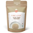 (原始内容存档于2018-09-21). Organization Aloe Vera Powder for Skin & Hair – 8 oz. - Aloe Barbadensis - 裸面面具换自然美人,USDA认证有机与非GMO
