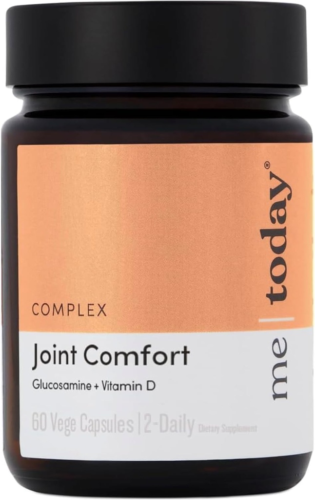今天的联合安慰补充剂 — Glucosamine, Chondroitin & Vitamin D for Joint Mobile & Bone Support — Clean Framme for Men and Women — 60 Vege Capsules — 联合流动和骨骼支持的维生素D