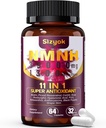 NMNH 补充物(二氢亚硝基ide) 补充Resveratrol, CoQ10, Biotin & Hyaluronic Acid → 支持细胞能量,代谢和皮肤健康, 64 Capsules