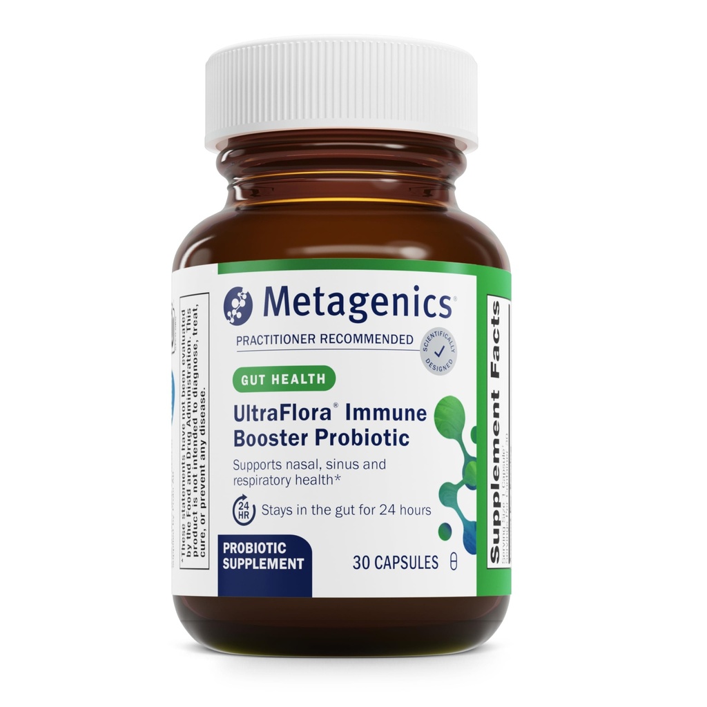 超Flora Imune Probiotic-用于日常免疫支持的大陆架-稳定Probiotic*-支持健康鼻、辛纳斯和呼吸功能*-30个计数
