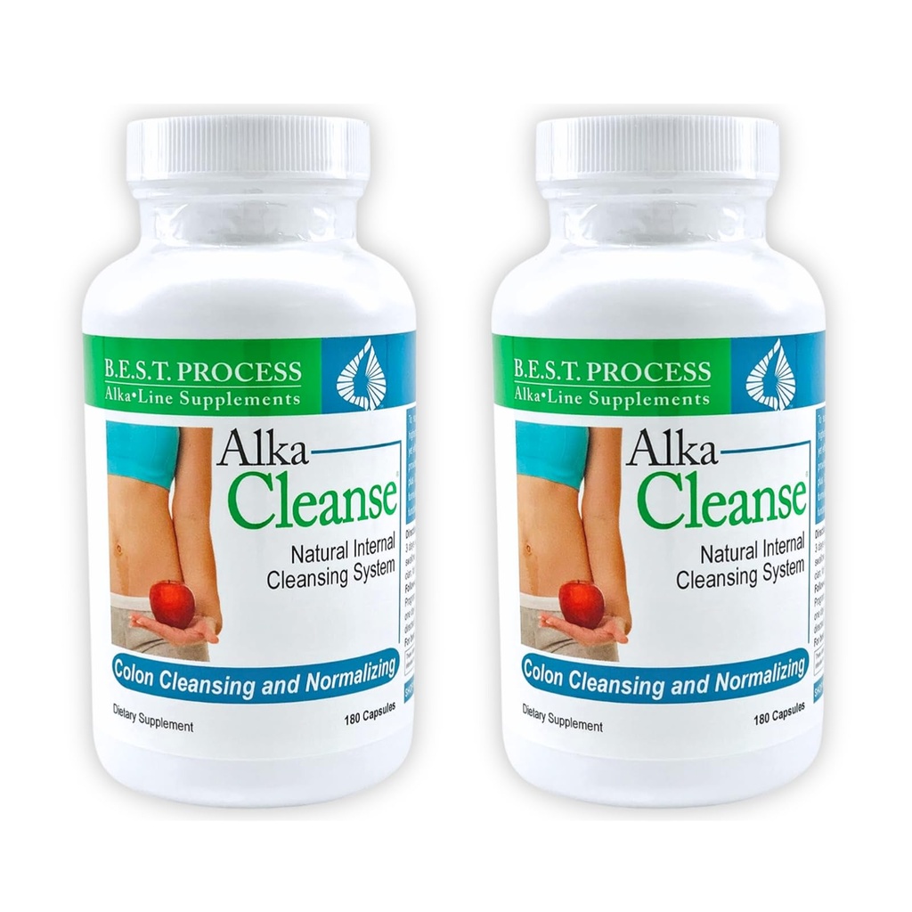 Alka • 清洁最佳工艺 Alkaline — 草药解毒剂 Colon Cleanse & Digestive Distress Formula — Psyllium Husk, Probiotics, Enzymes & Herbs(2)