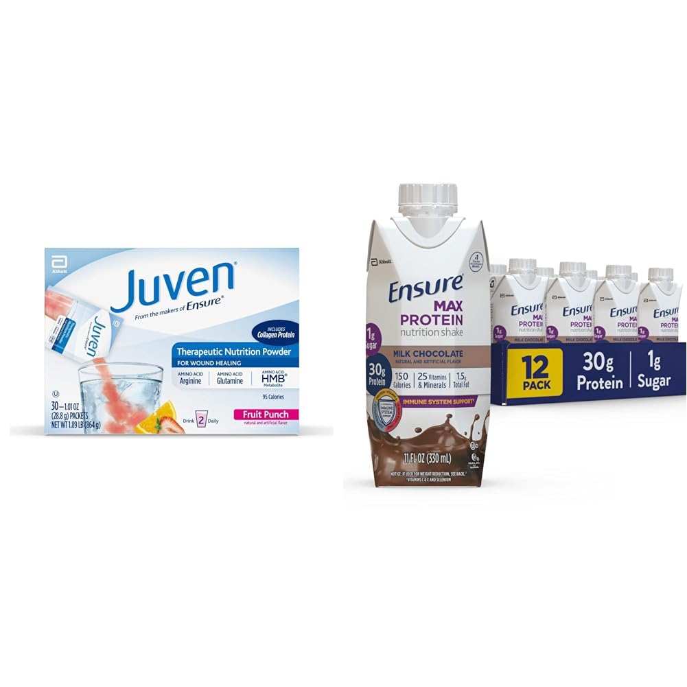 Juven治疗营养 饮用混合粉 治疗伤痛 支持和确保最大蛋白营养 摇摇摆30克蛋白