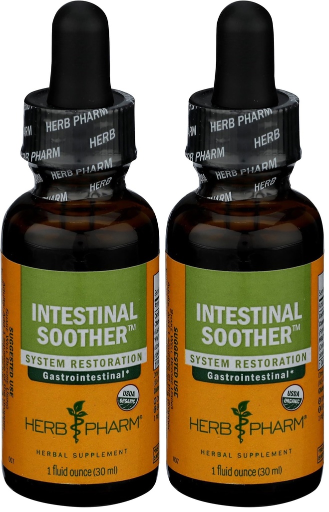 Herb Pharm 认证的有机肠杆菌其他液体草药配图解 - 1 Ounce(FIS01)(包2)