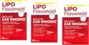 Lipo-Flavonoid Plus 饮食补充品,耳部健康100ea包3