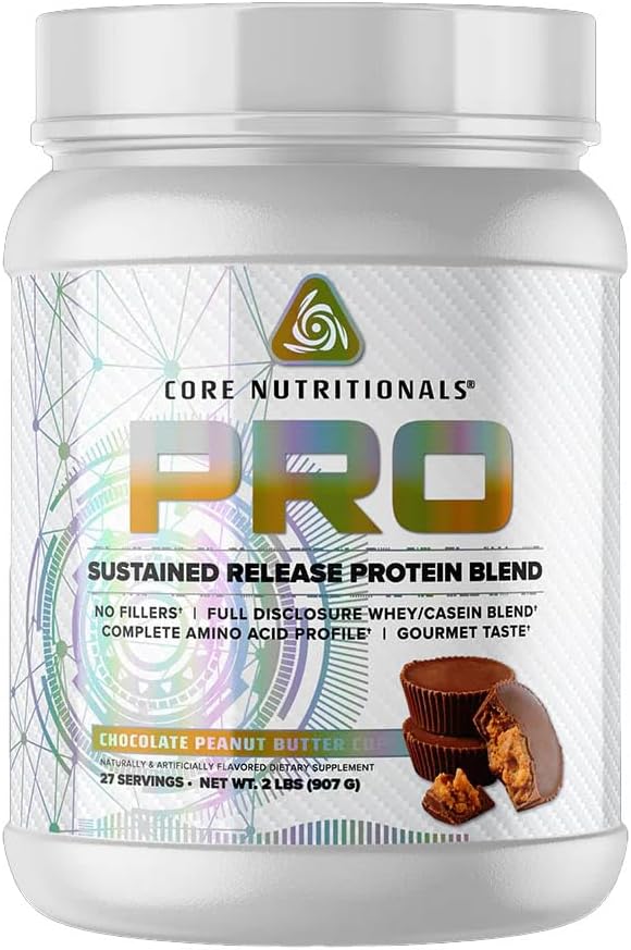 核心营养 支持持续释放 Whey 蛋白质 混合 QQ 与消化酶 25g 蛋白质 25g 碳化物 2g 碳化物 没有填充物 QQ 2 磅(焦糖花生酱杯)