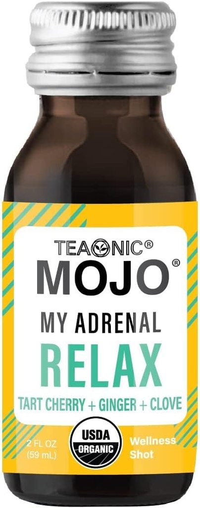 TeAONIC 肾上腺与免疫支持健康射击 Combo, 包24健康射击 - 我的肾上腺 Mojo和我的豁免 Mojo