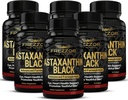 FREZZOR Astaxanthin Black 配有UAF1000+超级抗氧化剂,支持心脏,眼和脑健康,抗衰老皮肤护理和细胞保护,每服务12mg Astaxanthin,360软胶,6个月供应
