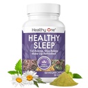健康睡眠 - 10 REM 诱导成份 - 支持深呼吸的所有阶段 - 无法睡眠 - 沉睡 - 梅拉托宁 - 瓦莱里安 - 香摩儿 - Theanine - GABA - Hops - Lemon Balm - 120 Counter