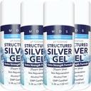 Coloidal Silver Gel Extrastruction - 35ppm 激活的 Coloidal Silver Gel 最大概率 - 在美国制造 - 结构化配方在方便的 4 包中