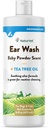 NaturVet Ear Wash Liquid Supplement for Dogs & Cats – Pet Health Supplements Cleans Dog, Cat Ear Canals – 包括阿罗,茶树油 – 帮助去除宠物Ear Wax, Dirt,碎片 – 16 Oz.