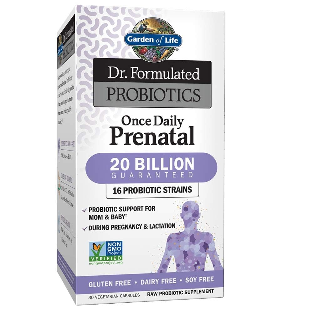 " 生命花园 " 博士 配制的 " promoted Probiotics " 曾经是每日产前的 " Acidophilus " 和 " Bifidobacteria " 的 " Probiotic Supports for Mom & Baby " 的 " Gluten " 、 " 奶油和大豆免费 " 的 " 30个蔬菜卡普尔 " 。