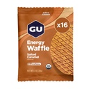 GU Energy Stroopwafel Salty的焦糖运动营养瓦夫尔,无咖啡因,以及Kosher奶制品,《为任何工作提供上行能源》,16 Counter