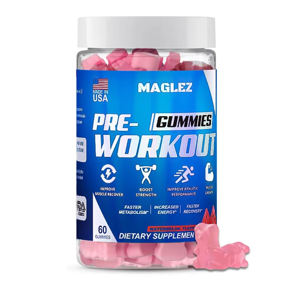(原始内容存档于2019-09-21). Prewout Gummys for Men & Women, Prewout Gummy with Beta Alanine – 有机咖啡因 – Chromium Picolinate – Gluten free, Vegan,增加能量,更快的新陈代谢和复苏(60 gummy).