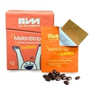 MeltinStripsTM 能源条带40mg咖啡因,20mg Ashwagandha & Vitamin B12 QQ 即时能源与聚焦无Jiters或Crash QQ 工作比咖啡更快 QQ Mocha Flavor - 30条