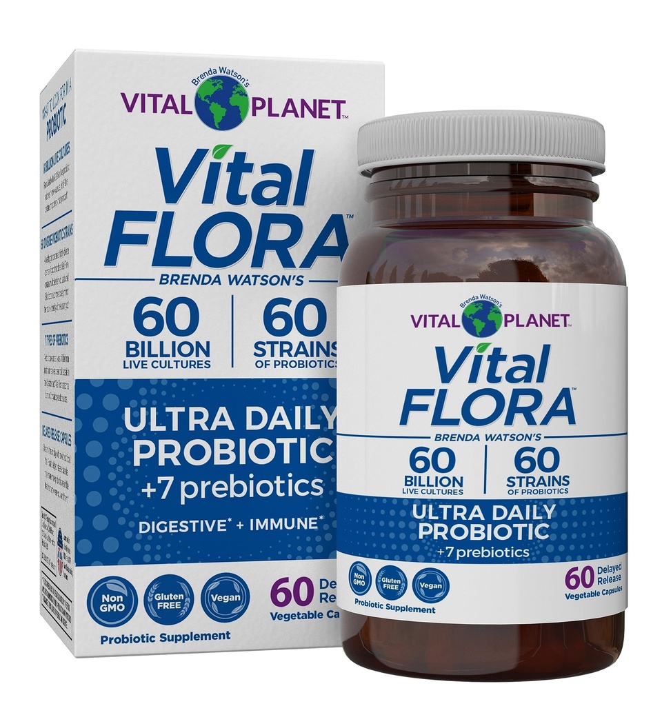 生命星球 - 生命花朵 超极每日 Probiotic 60亿 CPU, 异形草原, 有机预生, 免疫支持, Bloating Relief, 男女消化健康 Probiotics 60 Capsules