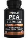 Pea Palmitoyl乙醇酰胺 + Turmeric Crucumin Complex — 1600mg 微尼化 99%和95% Crucuminoids — 高概率联合支持,流动和舒适 — 在美国制造