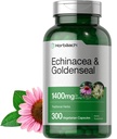 Horbäach Echinacea Goldenseal Capsules | 1400mg | 300 伯爵 | Vegetarian, Non-GMO, Gluten Free Except Supplement 页面存档备份,存于互联网档案馆.