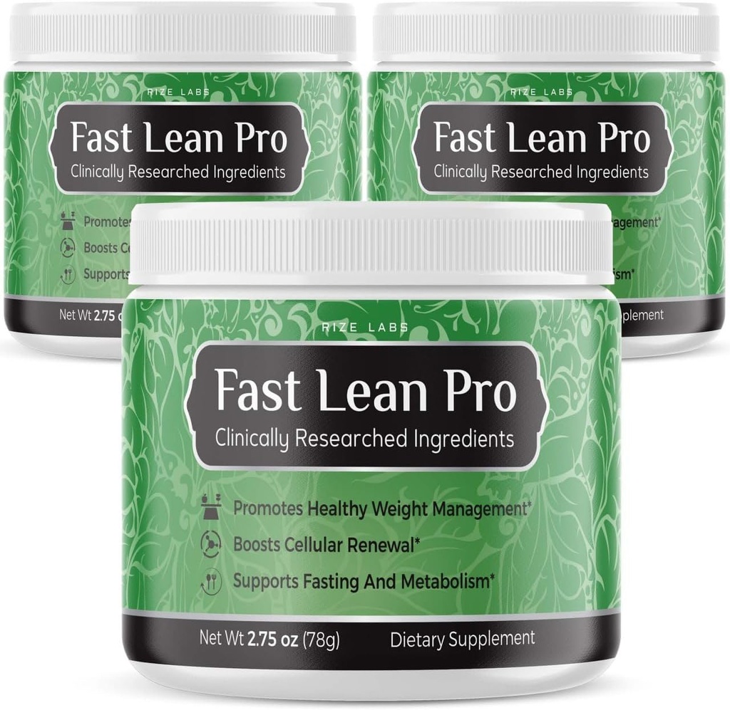 rizes 实验室 Fast Lean Pro,官方 Fast Lean Pro 高级公式补充审查, FastLean Pro Hydrition BCAA 饮料 Capsules in a Jar, Easy to Scoop and Tastes Great (90 services) (第3页)