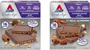 Atkins Endulge Treat Bars, Crunchalicious & Almond Craze Flavors, 1–2g Net Carbs, 1g 糖,好纤维源头, Keto 友好, 16 计数