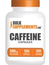 Bulk Assupports.com 咖啡因200mg Capsules - Cafeine Assupposes, Cafeine Pills 200mg - for Energy Supports, 1 Cafeine Capsule per Service, 120 Capsules (Pack of 1).