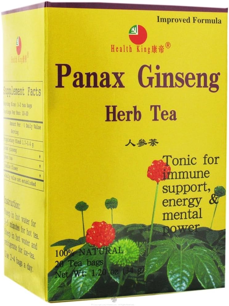 卫生王 Panax Ginseng Herb 茶叶、茶包、 20 国盒(包4)