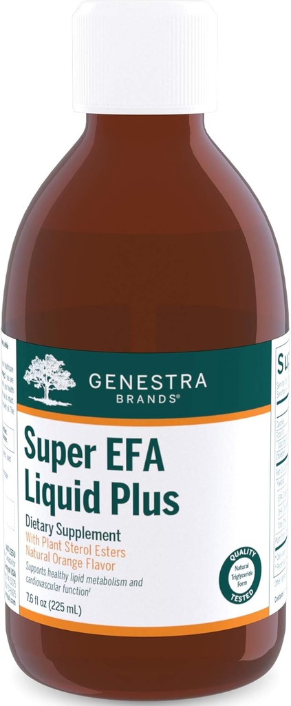 Genestra Brands Super Employment Liquid Plus 配有Plant Sterols 的"基本脂肪酸配方"(基本脂肪酸配方)7.6 f.oz.