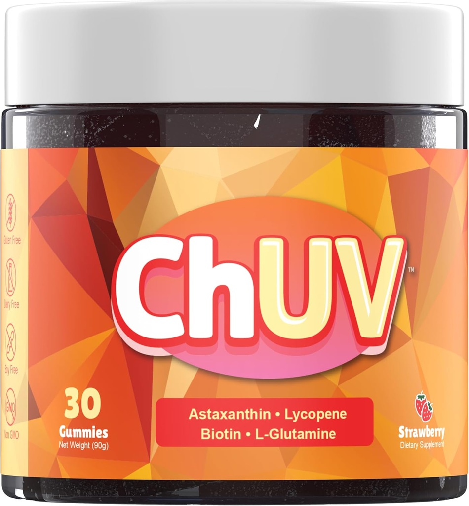 60 Gummys -- -- 支持Tanning的天然Astaxanthin补充剂 -- -- 包括Lycopene、Biotin和L-Glutanine -- -- 非GMO和Gluten-Free。