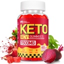 Keto ACV Gummys for Wight Loss - 美味的1500MG苹果苹果苹果醋,配有母亲,Probiotics,维生素B6 & B12 - 无糖,Vegan & Non-GMO - 支持Gut Health,代谢药和Fat Burn for Women